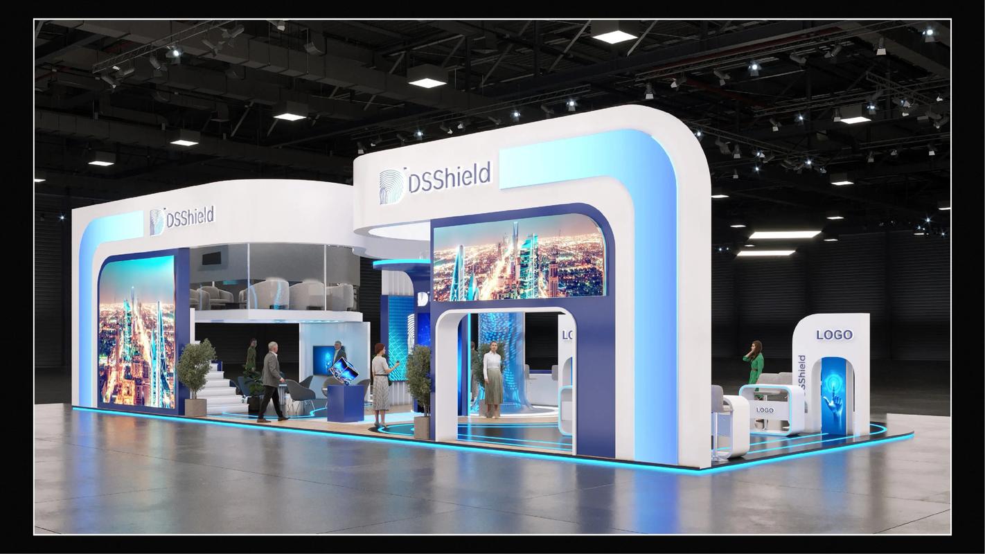 深圳展覽會展臺設(shè)計策劃搭建效果圖欣賞